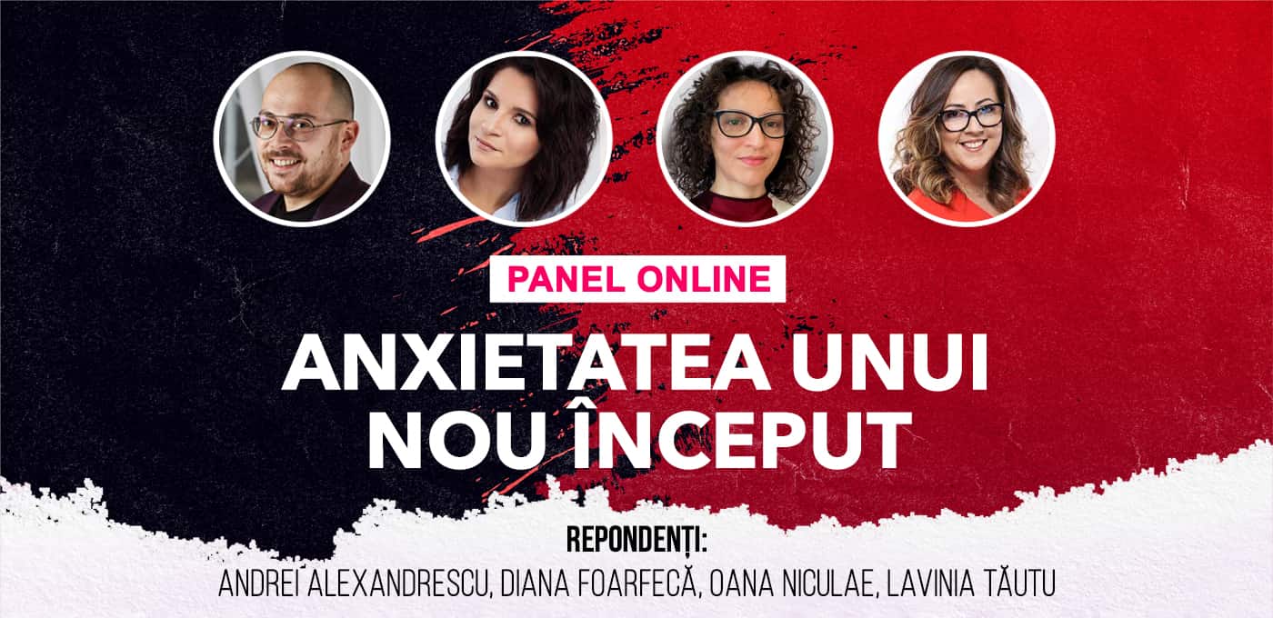 Panel online: Anxietatea unui nou început